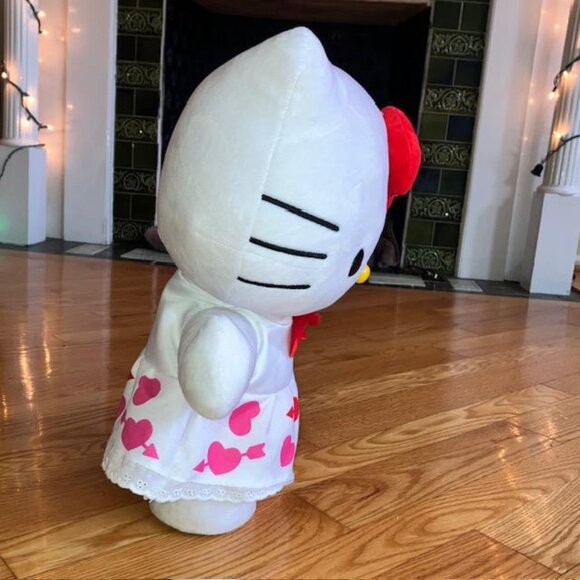 Adorable "HELLO KITTY" Large 17.3" Stuffed Plush & Standing Toy - Picture 3 of 5